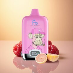 Fumot Tornado Digital Box 12000 Puffs Blueberry Raspberry Mesh Coil 550mAh