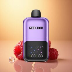 GEEK BAR 2GO 20ml 50000 Puffs Grape & Raspberry Dual Tank 20mL Interactive Screen Rechargeable Disposable Vape Pen