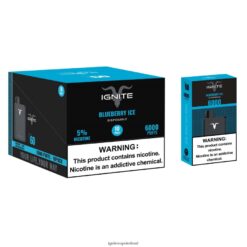 IGNITE Dublin - IGNITE V60 Vape Pen 10-Pack Blueberry Ice 486FD613