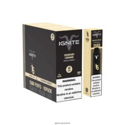 IGNITE Flavors - IGNITE V15 Vape Pen 10-Pack Cranberry Lemonade 486FD699