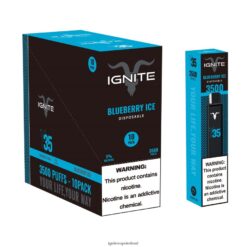 IGNITE Flavors - IGNITE V35 Vape Pen 10-Pack Blueberry Ice 486FD6119