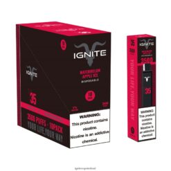 IGNITE Flavors - IGNITE V35 Vape Pen 10-Pack Watermelon Apple Ice 486FD6129