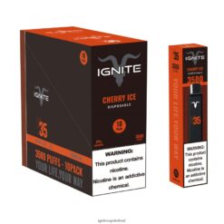 IGNITE Ireland - IGNITE V35 Vape Pen 10-Pack Cherry Ice 486FD6121