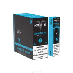 IGNITE Vape Flavors - IGNITE V15 Vape Pen 10-Pack Blueberry Ice 486FD697