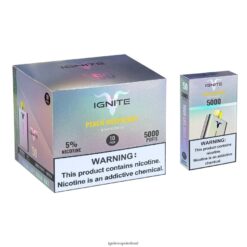 IGNITE Vape Flavors - IGNITE V50 Vape Pen 10-Pack Peach Raspberry 486FD6147