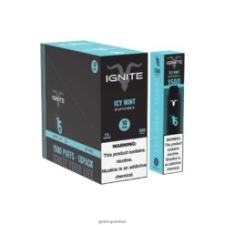 IGNITE Vape Ireland - IGNITE V15 Vape Pen 10-Pack Icy Mint 486FD6102
