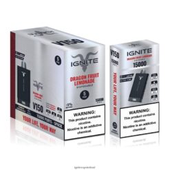 IGNITE Vape Price - IGNITE V150 Vape Pen 5-Pack Dragon Fruit Lemonade 486FD684