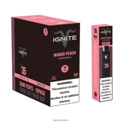 IGNITE Vape Price - IGNITE V35 Vape Pen 10-Pack Mango Peach 486FD6124