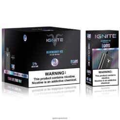 IGNITE Vape Price - IGNITE V80 Vape Pen 10-Pack Blueberry Ice 486FD654