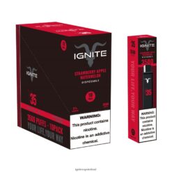 IGNITE Vape Shop - IGNITE V35 Vape Pen 10-Pack Strawberry Apple Watermelon 486FD6126